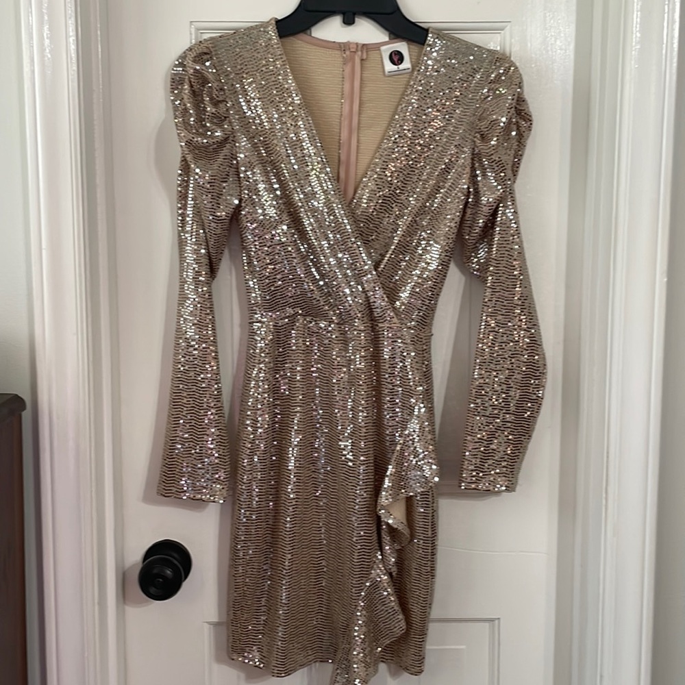 Golden Cousin Couture Semi Formal Dress - size small